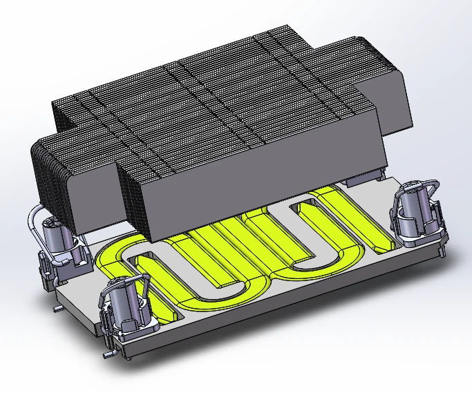 Intel 1U Copper Block SINK-2 Intel 1U Copper Block SINK-2