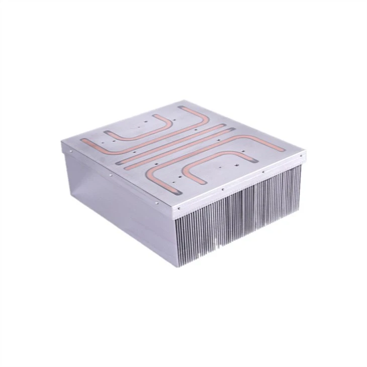 Aluminum Skived Fin Heat Pipe Radiator