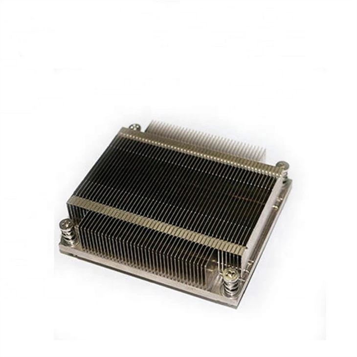 Aluminum Stamping Fin PCB Heat Sink With Heat Pipes