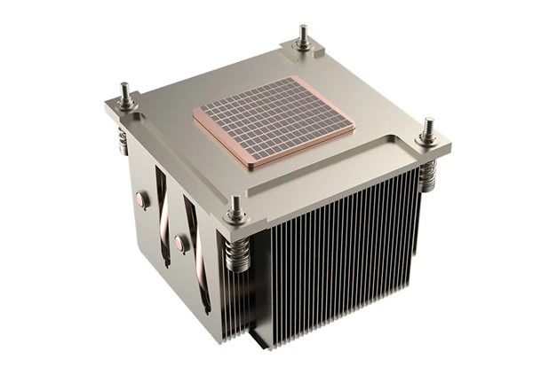 Copper Plate Aluminum Zipper Fin Heatsink
