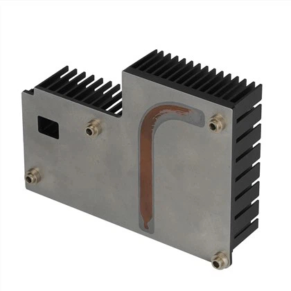 Aluminju Zipper Fin U Pjanċa Soldering Heatsink